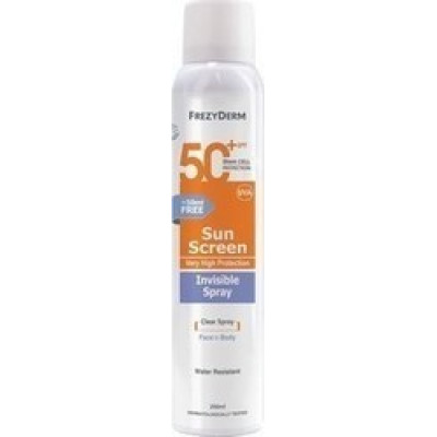 FREZYDERM SUN SCREEN SPF50+ INVISIBLE SPRAY 200ML