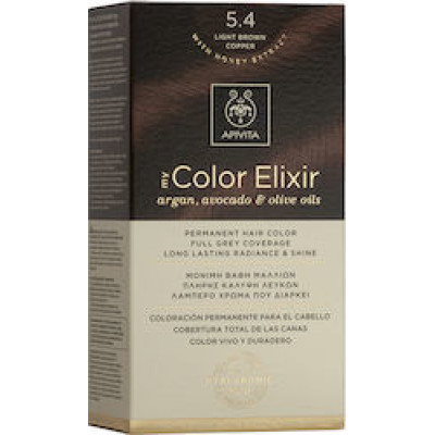 APIVITA MY COLOR ELIXIR Βαφή Μαλλιών 5.4 Καστανό Ανοιχτό Χάλκινο