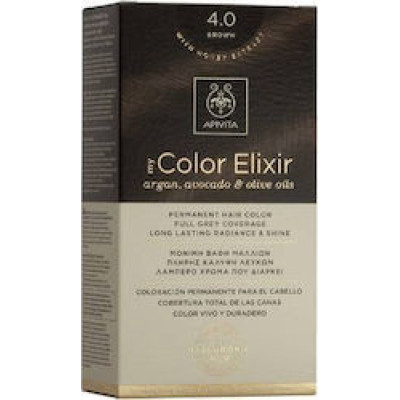 APIVITA MY COLOR ELIXIR Βαφή Μαλλιών 4.0 Φυσικό Καστανό