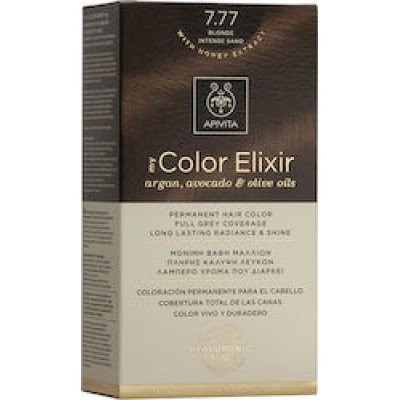 APIVITA MY COLOR ELIXIR Βαφή Μαλλιών 7.77 Ξανθό Έντονο Μπεζ