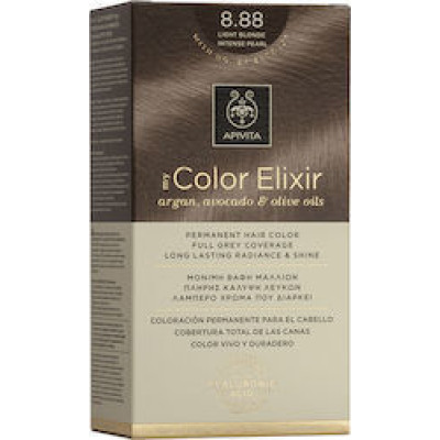 APIVITA MY COLOR ELIXIR Βαφή Μαλλιών 8.88 Ξανθό Ανοιχτό Έντονο Περλέ