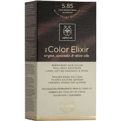 APIVITA MY COLOR ELIXIR Βαφή Μαλλιών  5.85 Καστανό Ανοιχτό Περλέ