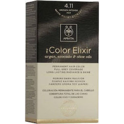 APIVITA MY COLOR ELIXIR Βαφή Μαλλιών 4.11 Καστανό Έντονο Σαντρέ