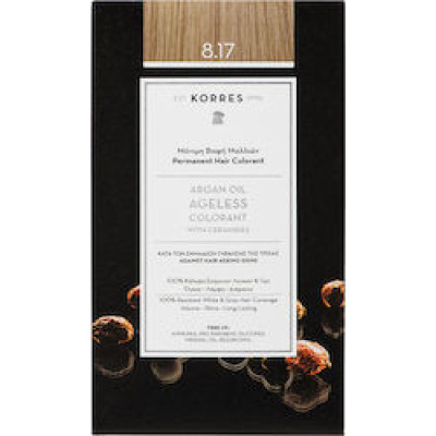 KORRES ARGAN OIL AGELESS ΜΟΝΙΜΗ ΒΑΦΗ ΜΑΛΛΙΩΝ 8.17 ΞΑΝΘΟ ΑΝΟΙΧΤΟ ΜΠΕΖ 1 ΤΜΧ