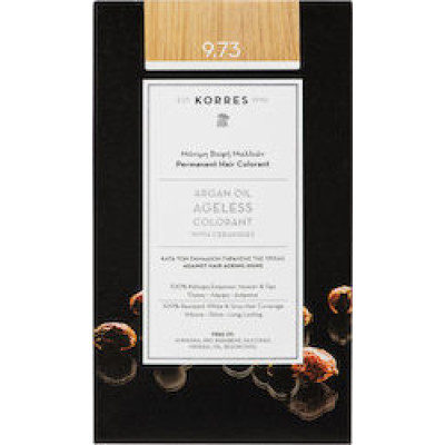 KORRES ARGAN OIL AGELESS ΜΟΝΙΜΗ ΒΑΦΗ ΜΑΛΛΙΩΝ 9.73 ΧΡΥΣΟ ΚΑΣΤΑΝΟ 1 ΤΜΧ