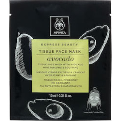 APIVITA EXPRESS TISSUE FACE MASK AVOCADO 10ml