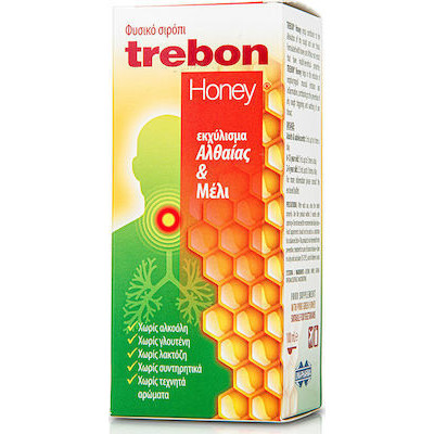 UNI-PHARMA TREBON HONEY NATURAL SYRUP 100ML
