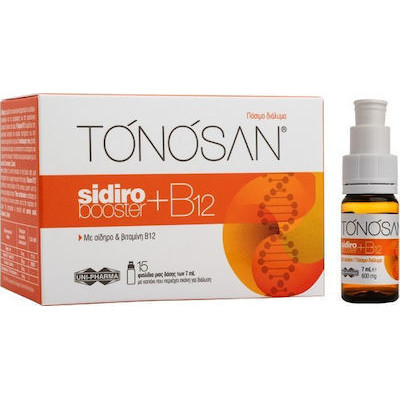 UNI-PHARMA Sidirobooster + B12, 15x7ml