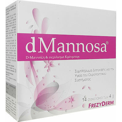 FREZYDERM dMannosa Υγεία Ουροποιητικού Συστήματος 14 Φακελάκια x4g