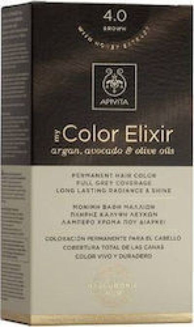 APIVITA MY COLOR ELIXIR Βαφή Μαλλιών 4.0 Φυσικό Καστανό