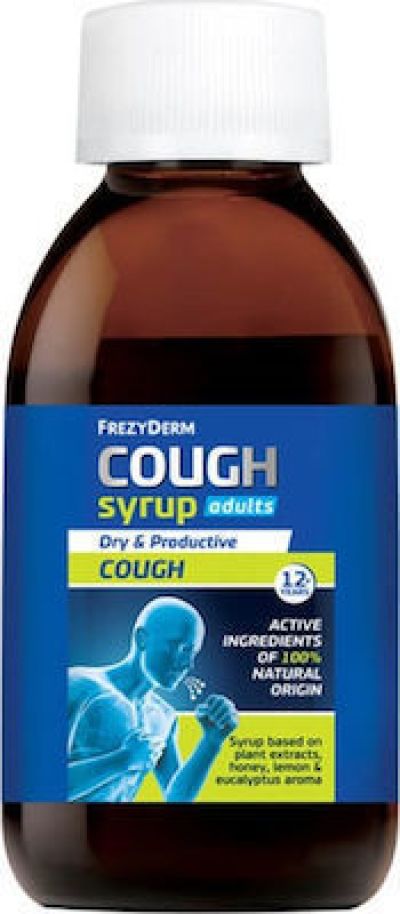 FREZYDERM Syrup Adults Cough Σιρόπι για τον Βήχα 182g