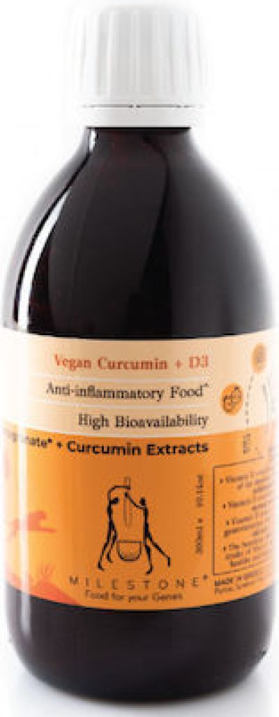 Milestone Nutrition Vegan Curcumin + D3 300ml