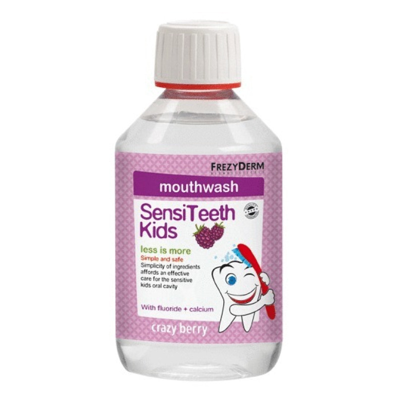 FREZYDERM SENSITEETH KIDS MOUTHWASH 250ML