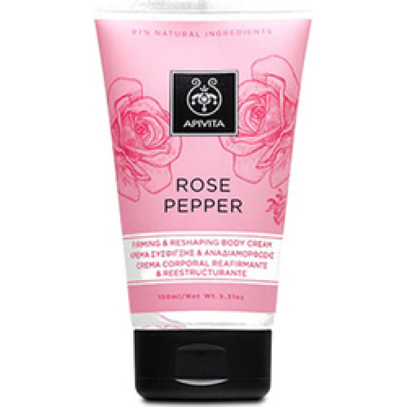 APIVITA ROSE & PEPPER ΚΡΕΜΑ ΣΥΣΦΙΓΞΗΣ & ΑΝΑΔΙΑΜΟΡΦΩΣΗΣ 150ML