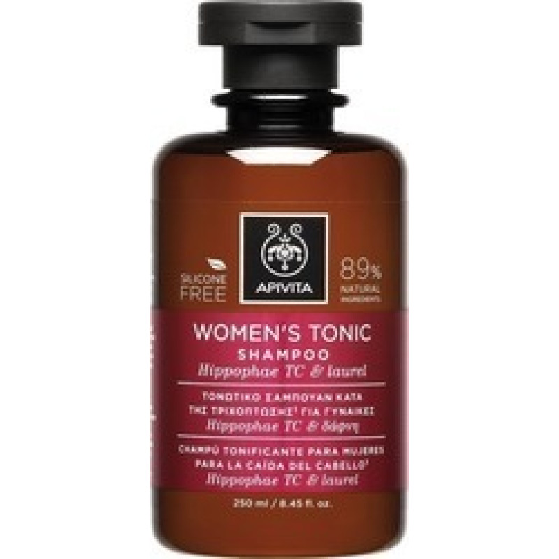 APIVITA WOMEN'S TONIC SHAMPOO ΤΟΝΩΤΙΚΟ ΣΑΜΠΟΥΑΝ ΚΑΤΑ ΤΗΣ ΓΥΝΑΙΚΕΙΑΣ ΤΡΙΧΟΠΤΩΣΗΣ 250ML