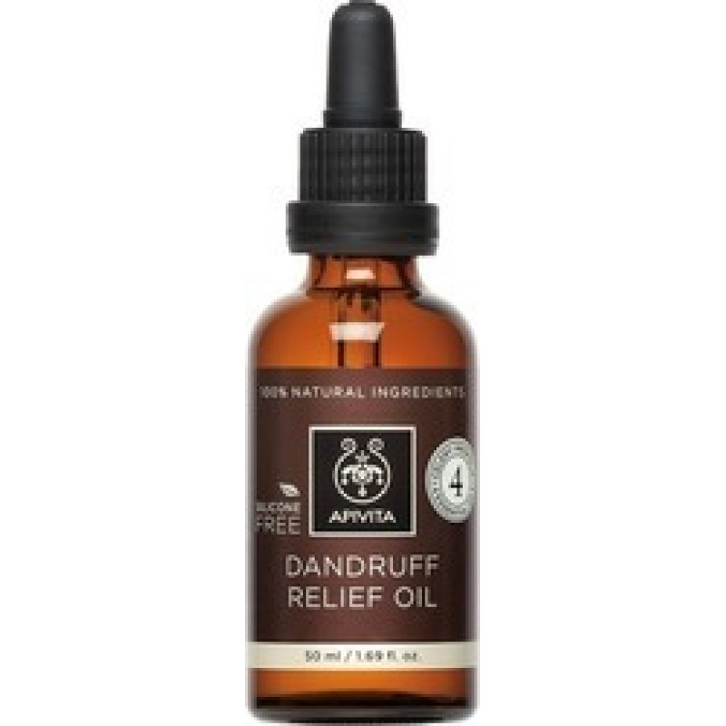 APIVITA DANDRUFF RELIEF OIL ΛΑΔΙ ΚΑΤΑ ΤΗΣ ΞΗΡΟΔΕΡΜΙΑΣ ΚΑΙ ΤΗΣ ΠΙΤΥΡΙΔΑΣ 50ML