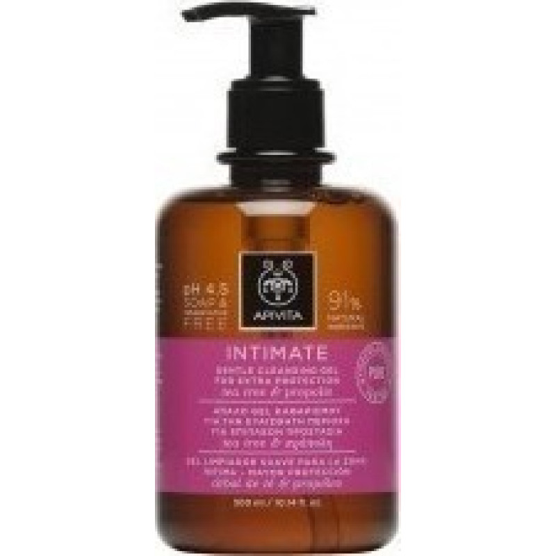 APIVITA INTIMATE PLUS CLEANSING GEL ΜΕ ΠΡΟΠΟΛΗ&ΤΕΙΟΔΕΝΤΡΟ 300ml