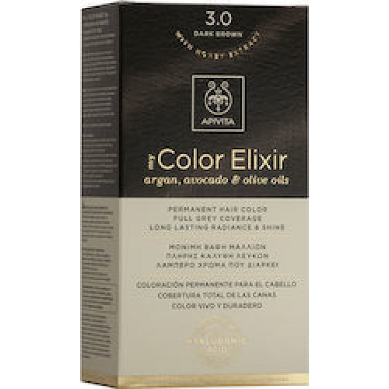 APIVITA MY COLOR ELIXIR Βαφή Μαλλιών 3.0 Καστανό Σκούρο