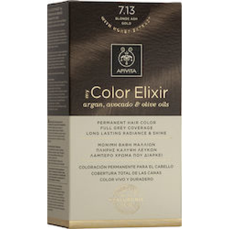 APIVITA MY COLOR ELIXIR Βαφή Μαλλιών 7.13 Ξανθό Σαντρέ Μελί