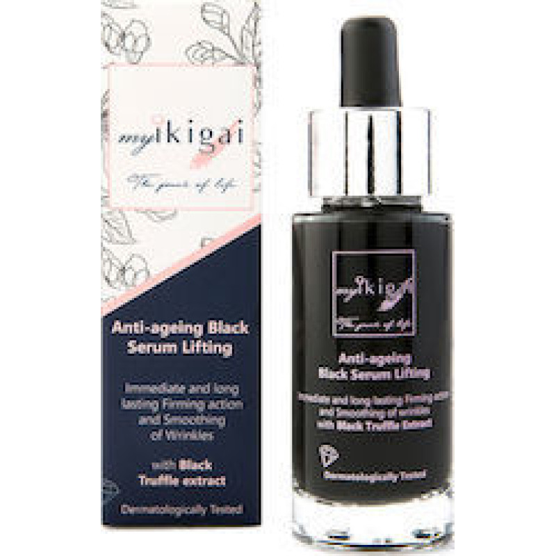 MyIkigai Anti-Ageing Black Serum Lifting with Black Truffle Extract 30ml