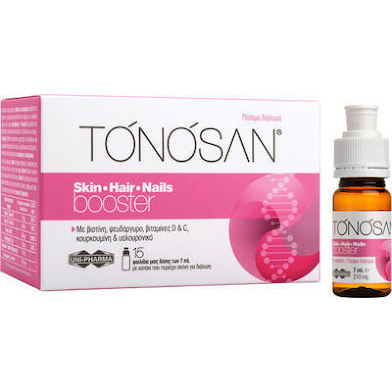 UNI-PHARMA Tonosan Skin-Hair-Nails Booster, 15x7ml