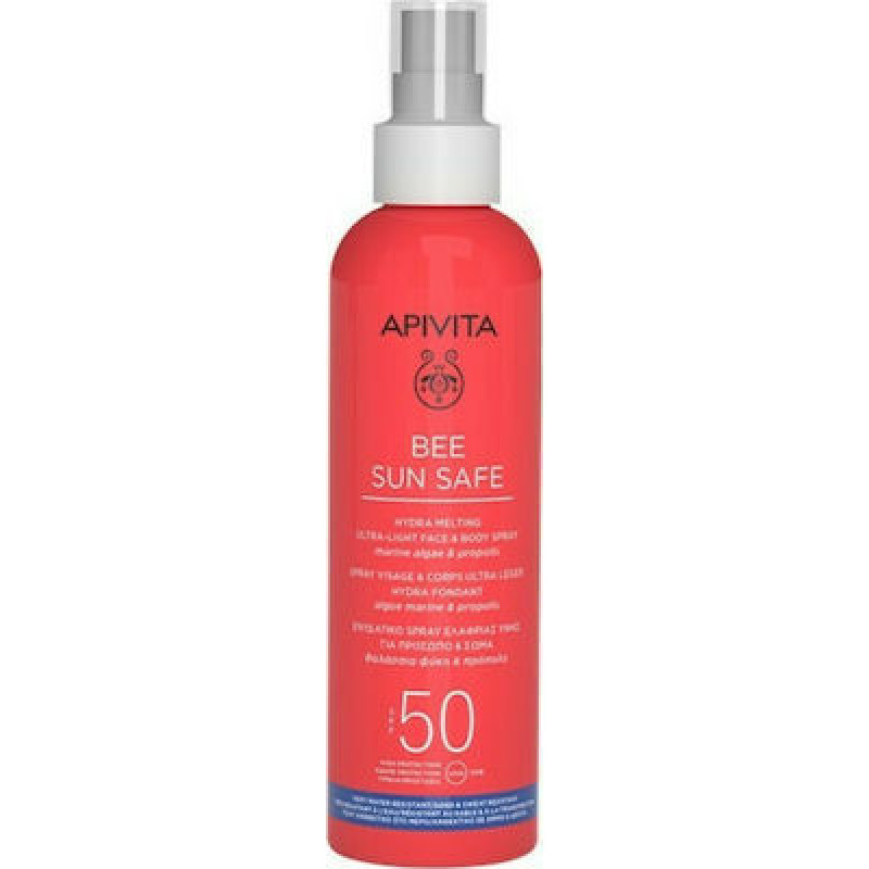 APIVITA BEE SUN SAFE FABE&BODY SPRAY SPF50 200ML