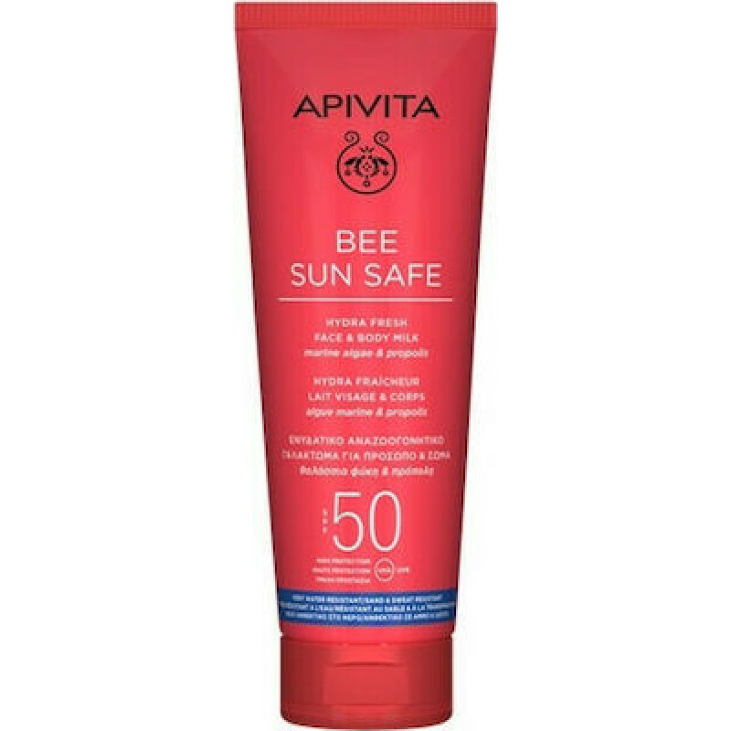APIVITA BEE SUN SAFE FABE&BODY MILK SPF50 200ML