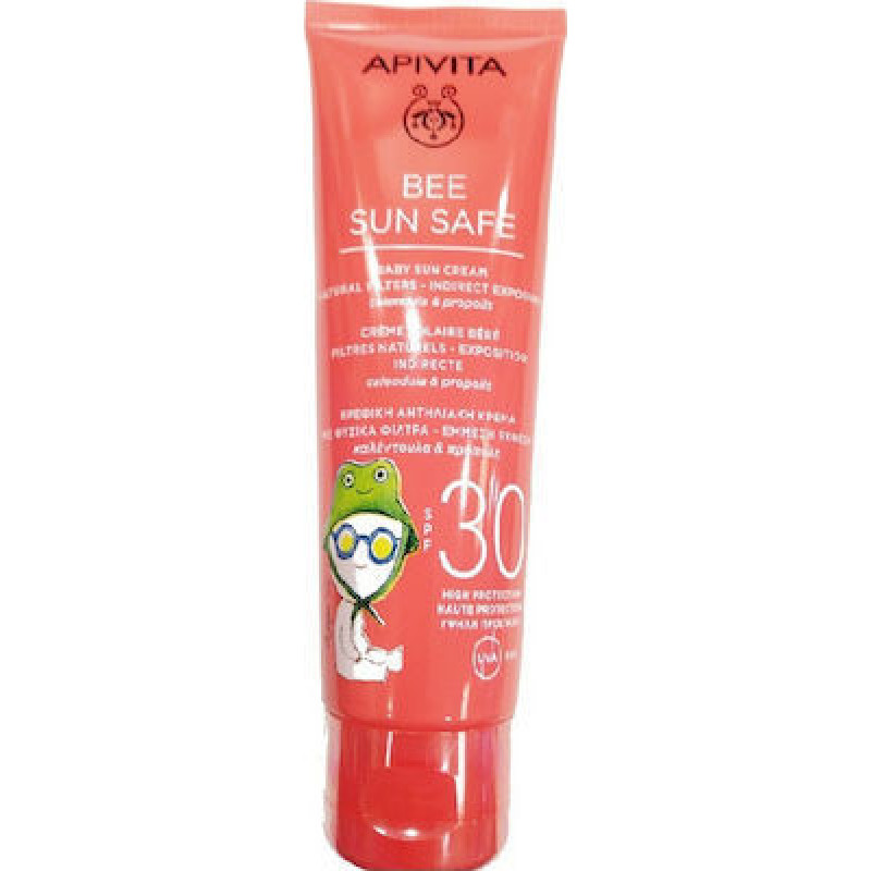 APIVITA BEE SUN SAFE SPF30 BABY SUN CREAM 100ML