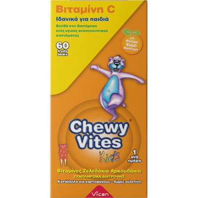 VICAN Chewy Vites Kids Βιταμίνη C 60 Τεμάχια