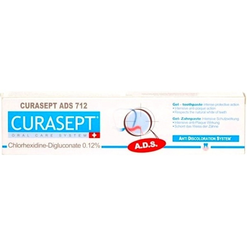 CURASEPT ADS 712 ΟΔΟΝΤΟΚΡΕΜΑ 0.12% ΧΛΩΡΕΞΙΔΙΝΗΣ 75ML