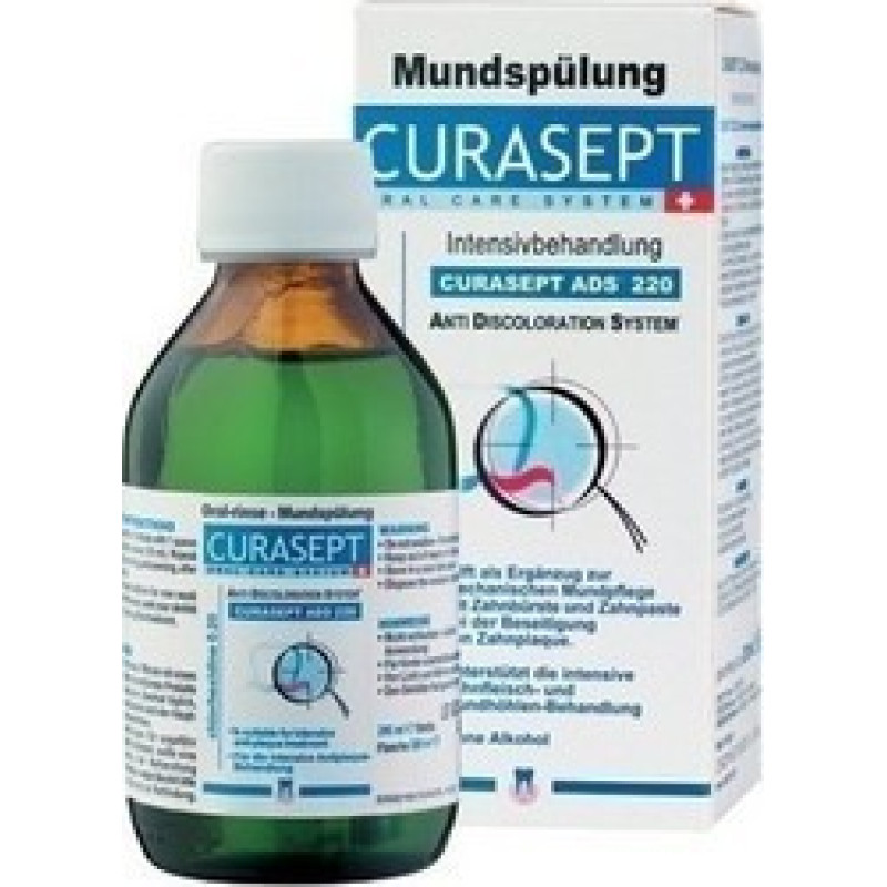 CURASEPT ADS 220 0.20% ΣΤΟΜΑΤΙΚΟ ΔΙΑΛΥΜΑ ΧΛΩΡΕΞΙΔΙΝΗΣ 200ML