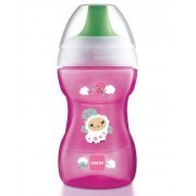 MAM FUN TO DRINK CUP ΕΚΠΑΙΔΕΥΤΙΚΟ ΠΟΤΗΡΑΚΙ 8+Μ. ΦΟΥΞΙΑ 270 ML  1ΤΜΧ.