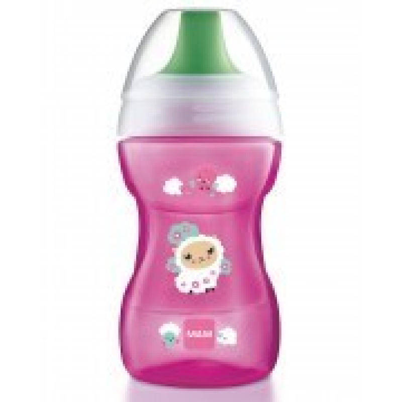 MAM FUN TO DRINK CUP ΕΚΠΑΙΔΕΥΤΙΚΟ ΠΟΤΗΡΑΚΙ 8+Μ. ΦΟΥΞΙΑ 270 ML  1ΤΜΧ.