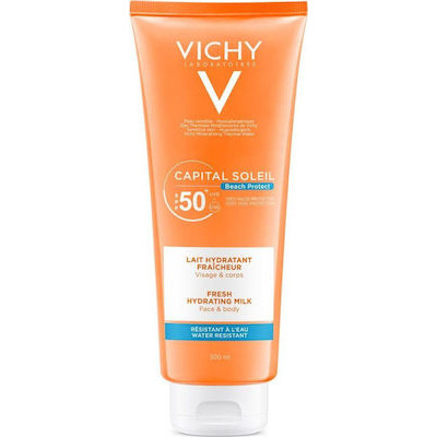 VICHY CAPITAL SOLEIL Beach Protect Αντηλιακό Γαλάκτωμα Προσώπου & Σώματος SPF50+ 300ml