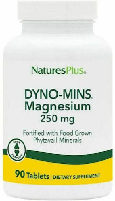 NATURE'S PLUS DYNO-MINS MAGNESIUM 250 MG TABLETS 90tabs