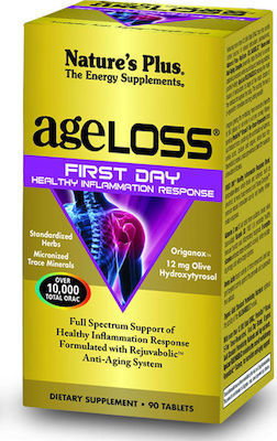 NATURE'S PLUS AgeLoss First Day Healthy Inflammation Response 90 Ταμπλέτες