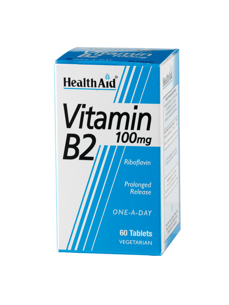 HEALTH AID VITAMIN B2 100MG 60TAB