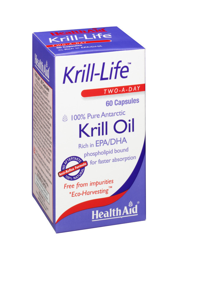 HEALTH AID KRILL LIFE OIL 500MG 60CAP