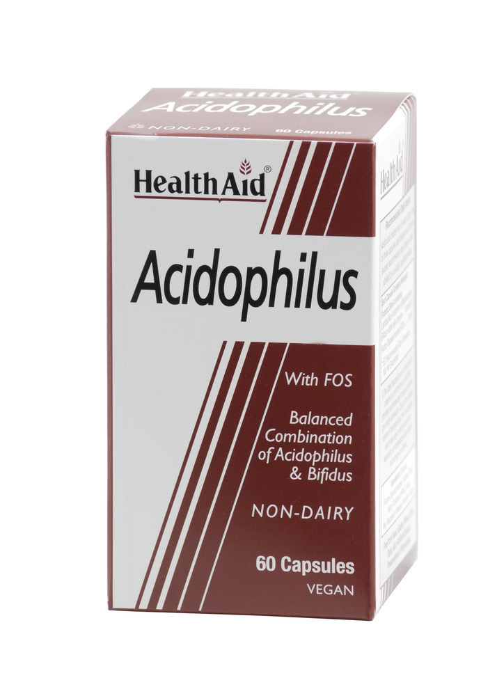 HEALTH AID BALANCED ACIDOPHILUS 60CAP