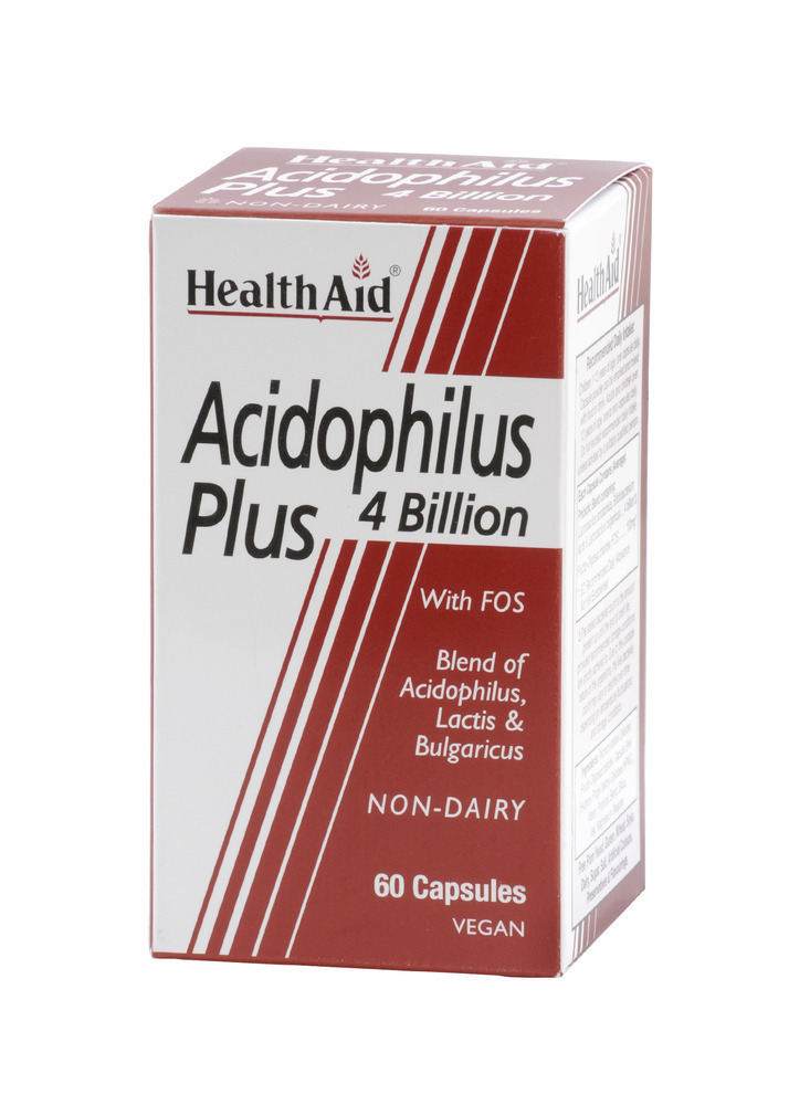 HEALTH AID ACIDOPHILUS 4 BILLION 60CAP