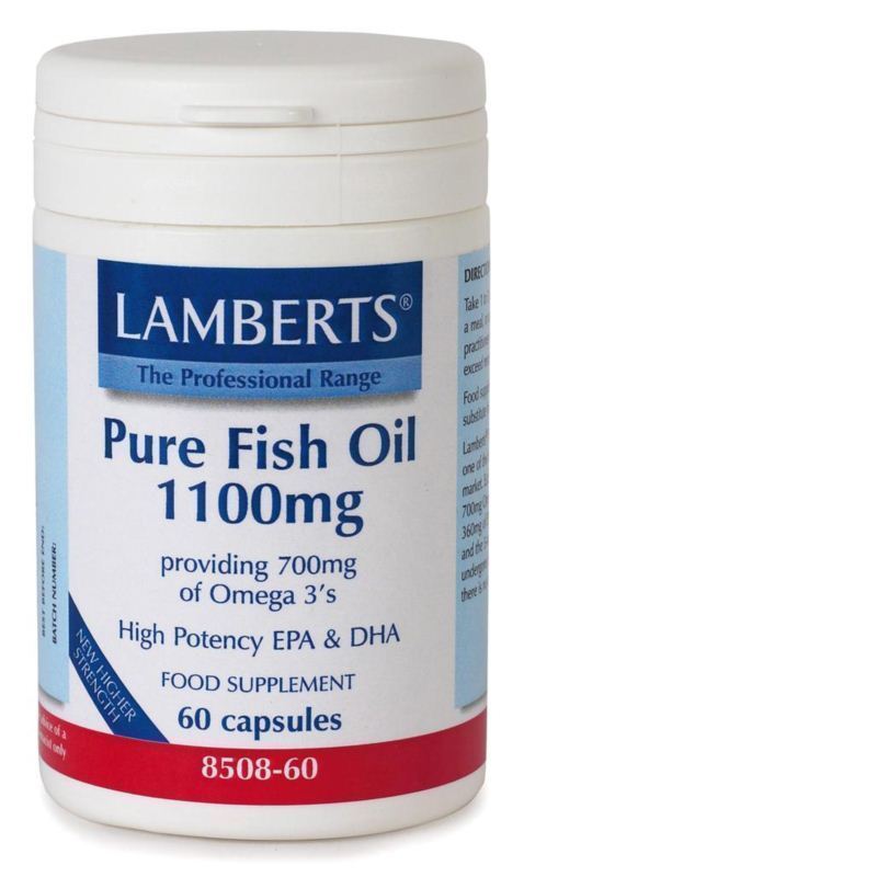 LAMBERTS PURE FISH OIL 1100MG 60CAP