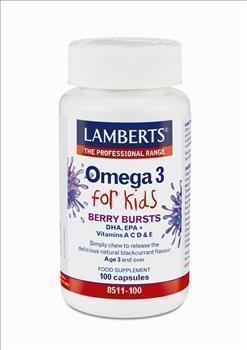 LAMBERTS OMEGA 3 FOR KIDS 100CAP