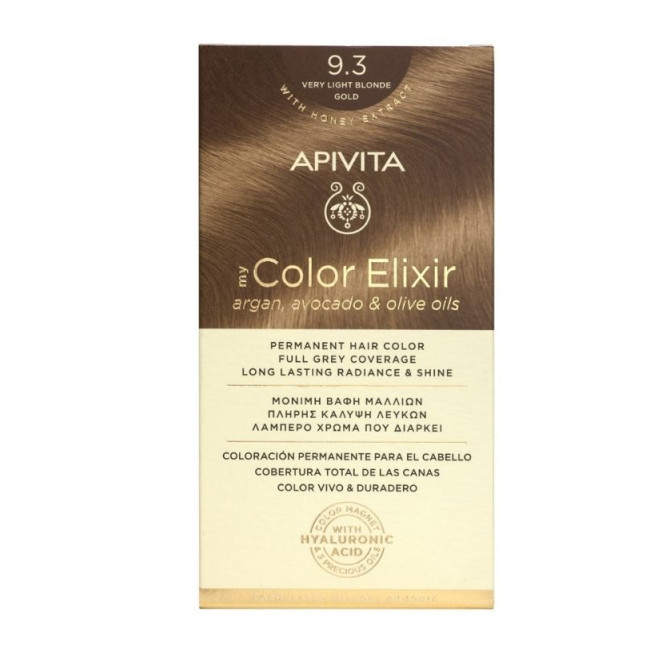APIVITA My Color Elixir Βαφή Μαλλιών 9.3 Ξανθό Πολύ Ανοιχτό Χρυσό