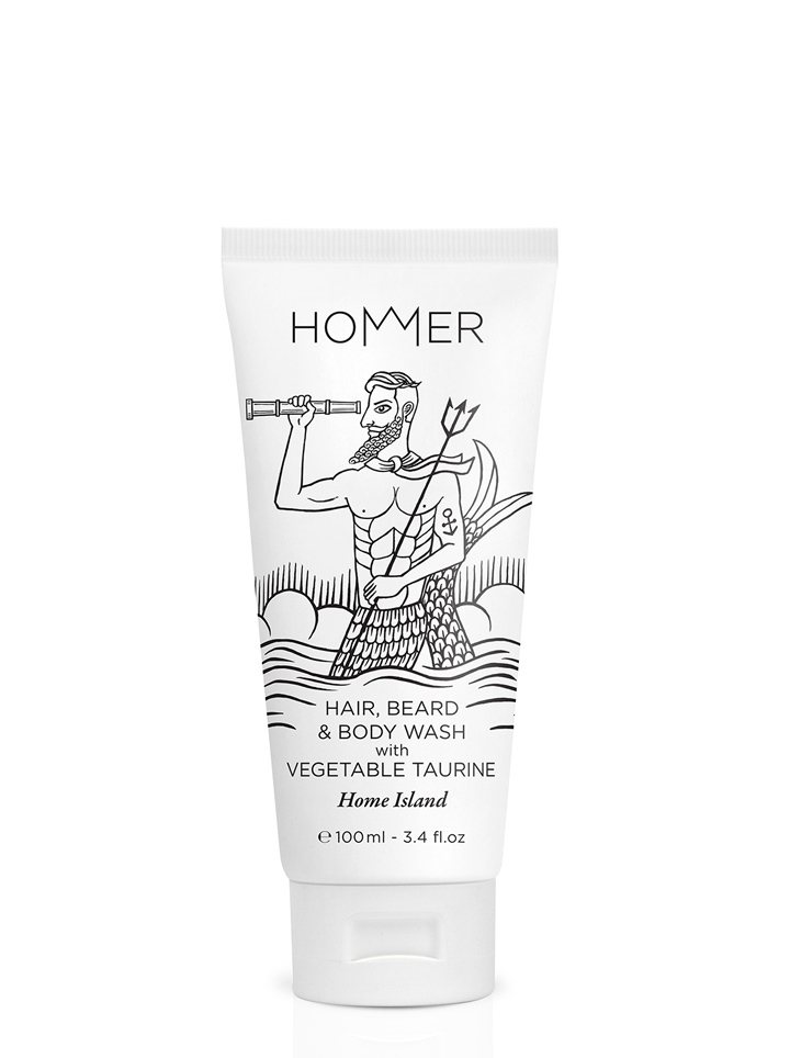 HOMMER HAIR, BEARD & BODY WASH «HOME ISLAND» 100ML