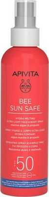 APIVITA BEE SUN SAFE FABE&BODY SPRAY SPF50 200ML