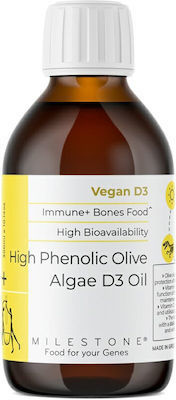 Milestone Nutrition High Phenolic Olive Algae D3 Oil 300ml