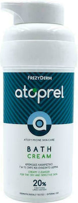 FREZYDERM Atoprel Bath Cream Κρεμώδες Καθαριστικό Προσώπου/Σώματος για το Ξηρό & Ευαίσθητο Δέρμα με Τάση Ατοπίας, 300ml
